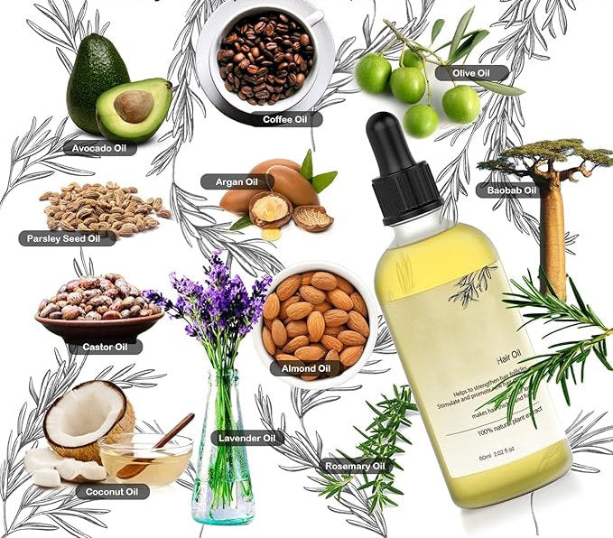 ACEITE NATURAL PARA EL CRECIMIENTO DEL CABELLO SERUM